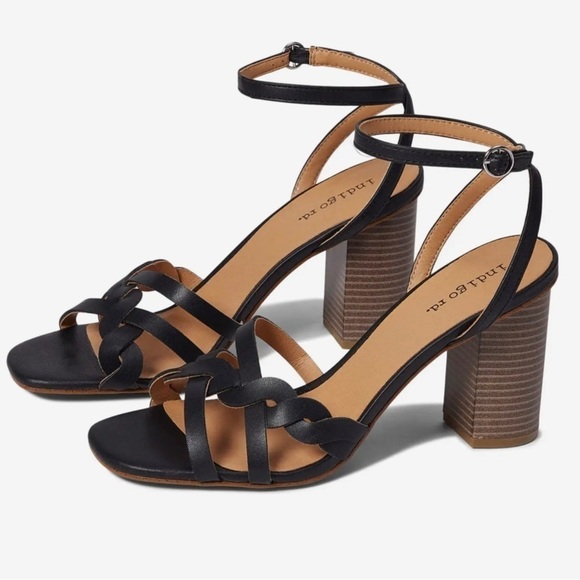 🌻NEW Indigo Rd. Black "Amoke" Heels Size 9.5 - Picture 1 of 11